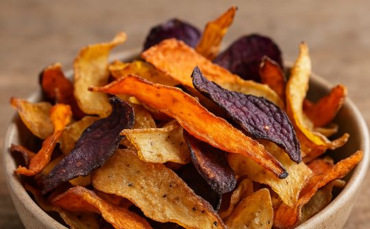 Recette de chips d'épluchures de légumes